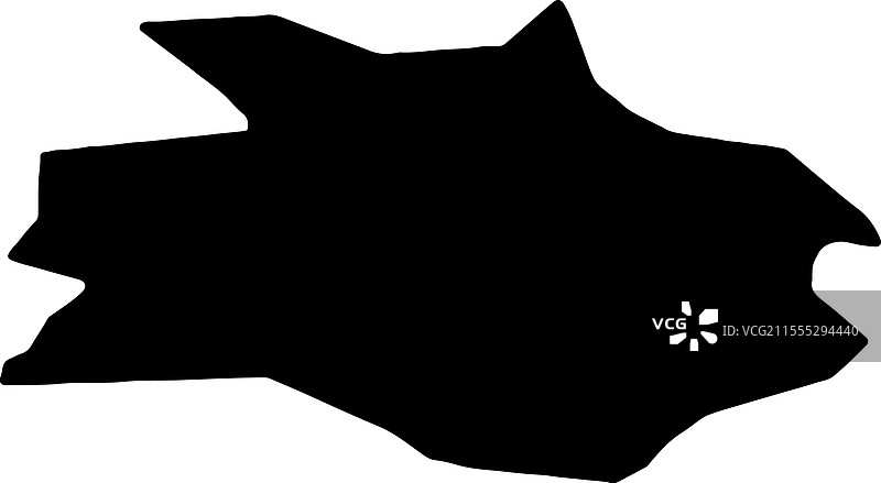 斯洛文尼亚科佩尔的轮廓地图图片素材