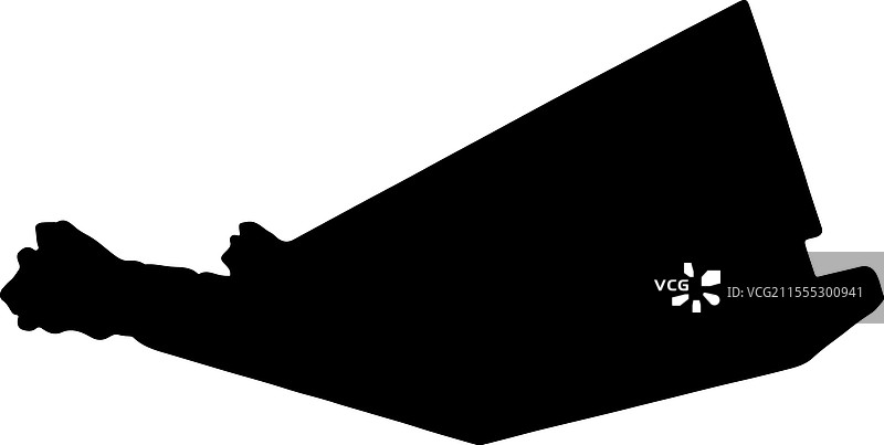 约旦马夫拉克轮廓地图图片素材