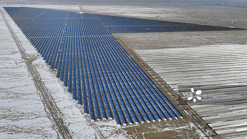 新疆哈密光热储能电站图片素材