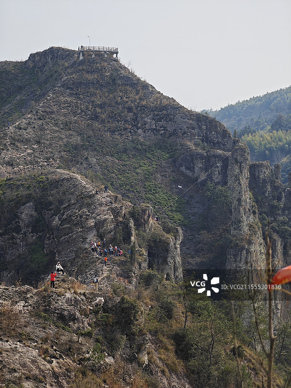 紫凝山徒步图片素材