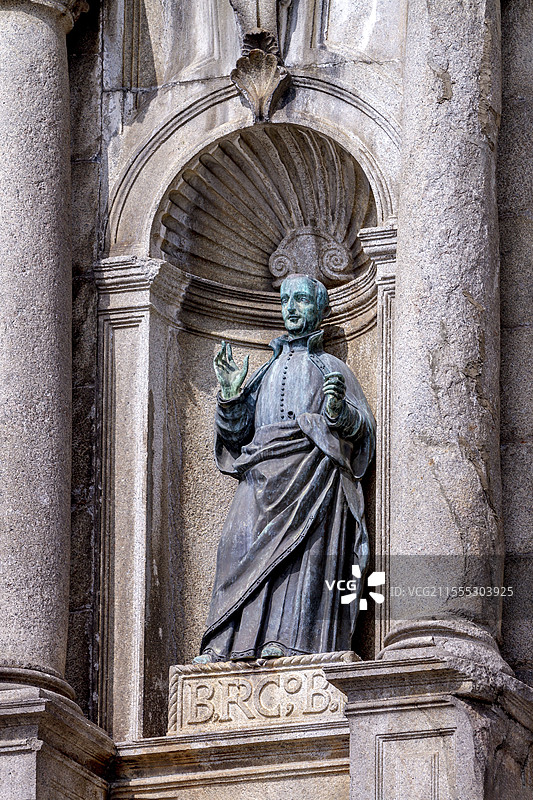 大三巴牌坊：澳门八景之“三巴圣迹”图片素材