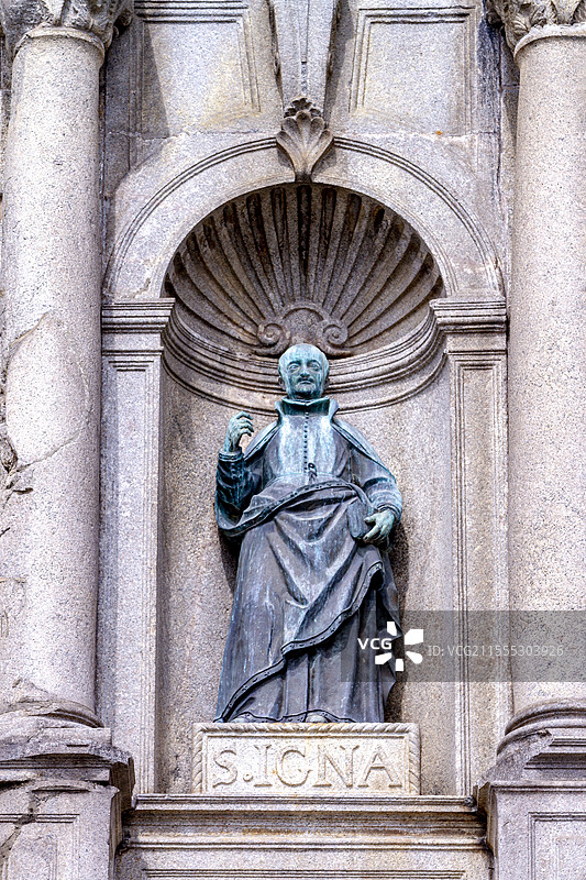 大三巴牌坊：澳门八景之“三巴圣迹”图片素材
