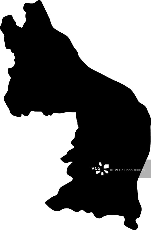 泰国那空帕农的轮廓地图图片素材