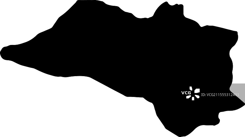 土耳其奥尔杜轮廓地图图片素材