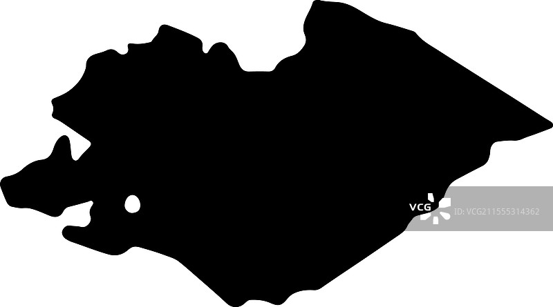 佩萨罗和乌尔比诺意大利轮廓地图图片素材