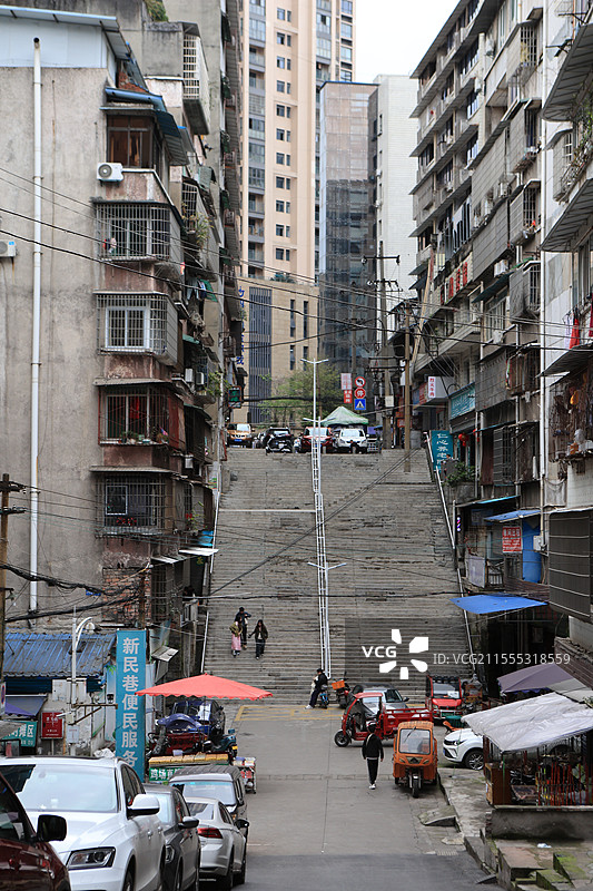 四川内江：老城街巷图片素材