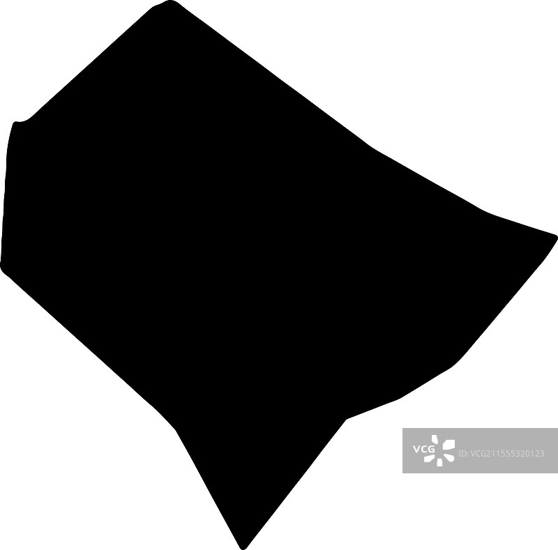 巴巴多斯圣约翰的轮廓地图图片素材