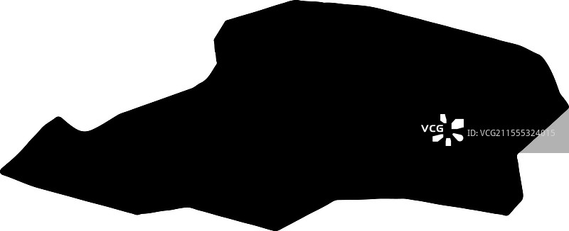 匈牙利索普龙的轮廓地图图片素材