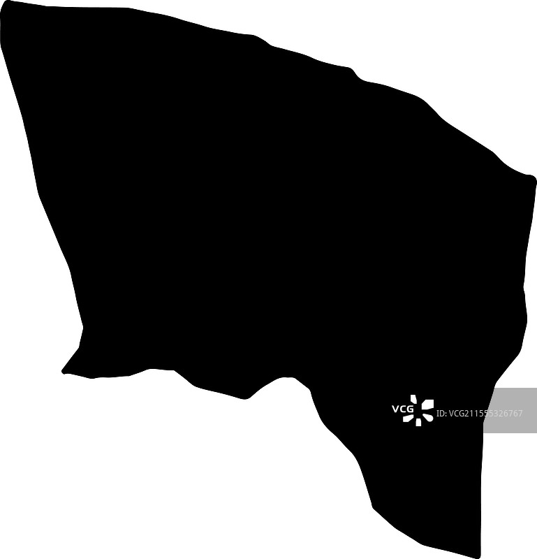 苏尔特利比亚轮廓地图图片素材