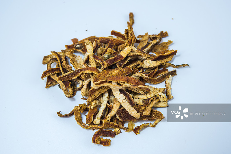 中药材陈皮特写图片素材