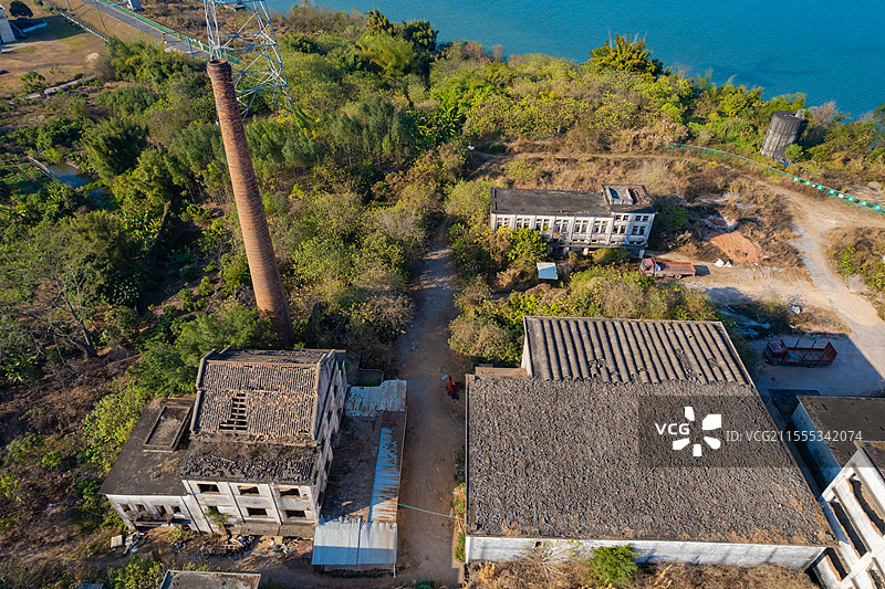 中国广东省惠州市惠城区，水口镇，航拍乡村建筑之美！图片素材