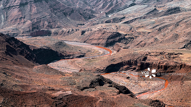 苏木沟大峡谷户外广阔荒漠图片素材