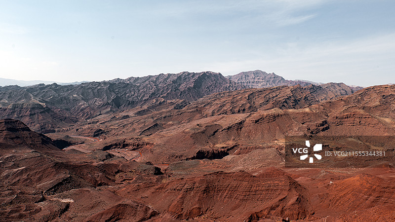 苏木沟大峡谷户外广阔荒漠图片素材