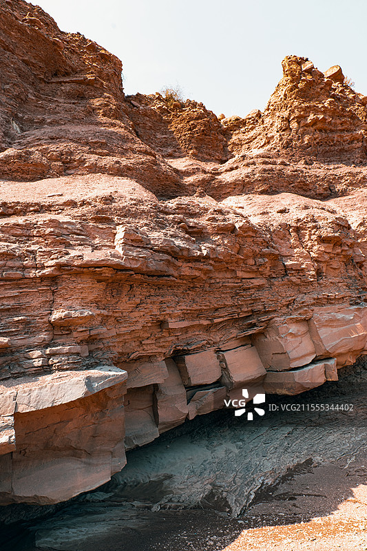 苏木沟大峡谷户外广阔荒漠图片素材