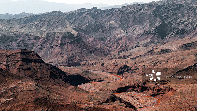 苏木沟大峡谷户外广阔荒漠图片素材