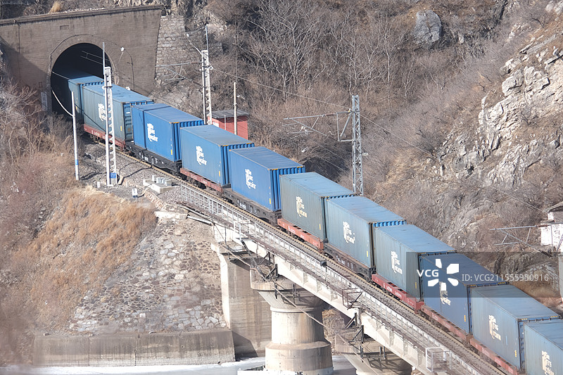 北京门头沟落坡岭水库自然风光图片素材