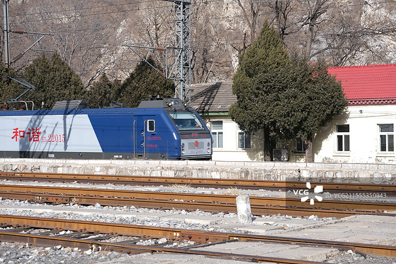 北京门头沟落坡岭水库自然风光图片素材