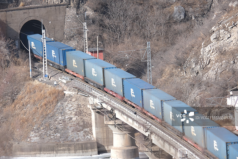 北京门头沟落坡岭水库自然风光图片素材