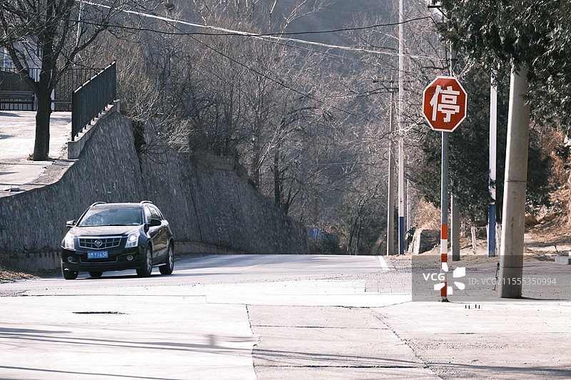 北京门头沟落坡岭水库自然风光图片素材