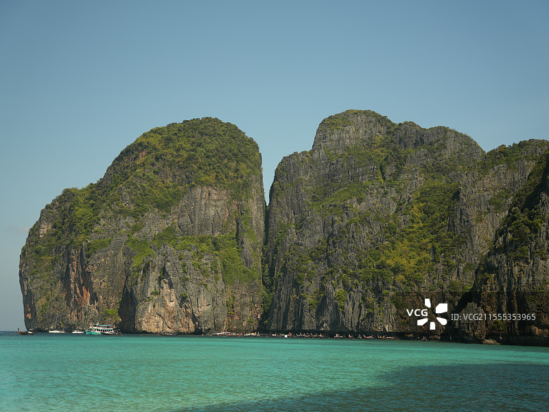 泰国甲米皮皮岛天堂湾图片素材