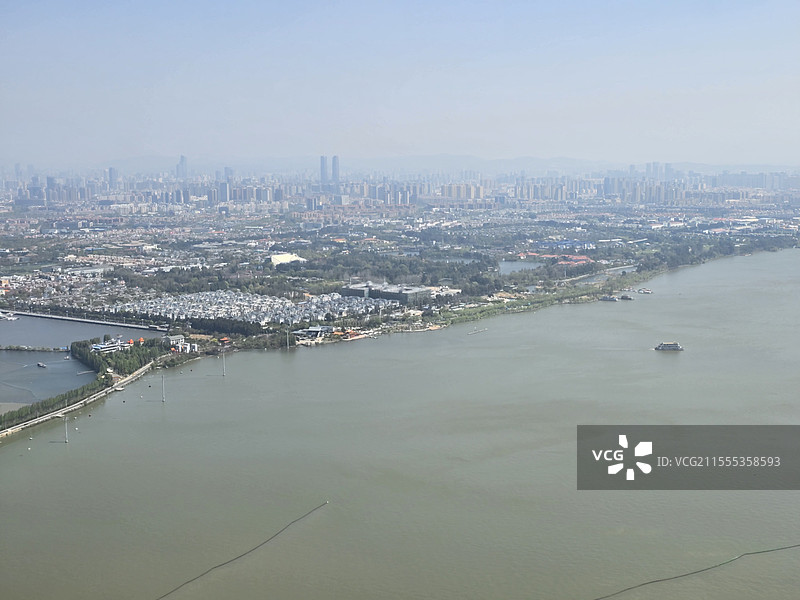 航拍城市风光图片素材