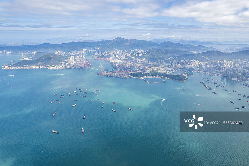 香港全景 香港深水埗 香港荃湾 香港葵青图片素材