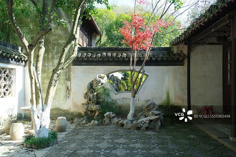 同里古镇退思园桂花厅图片素材