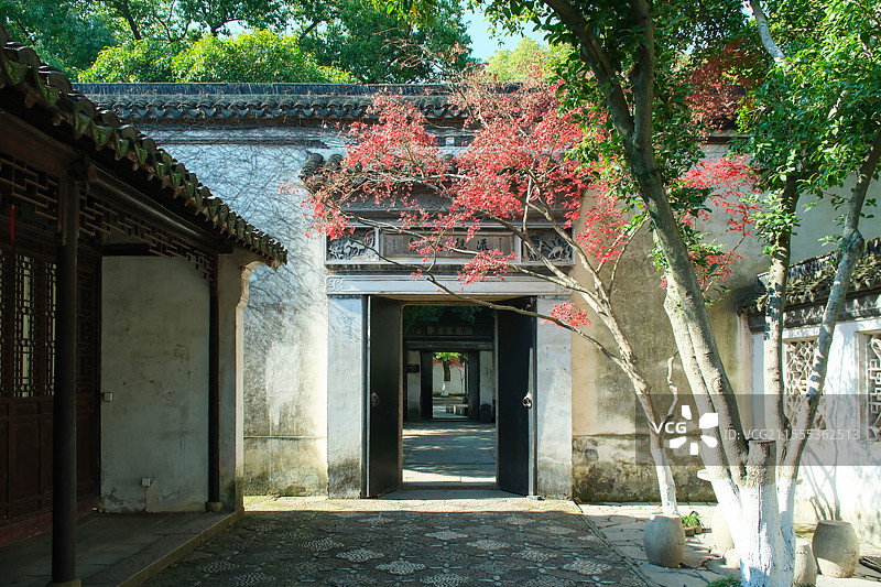 同里古镇退思园桂花厅图片素材