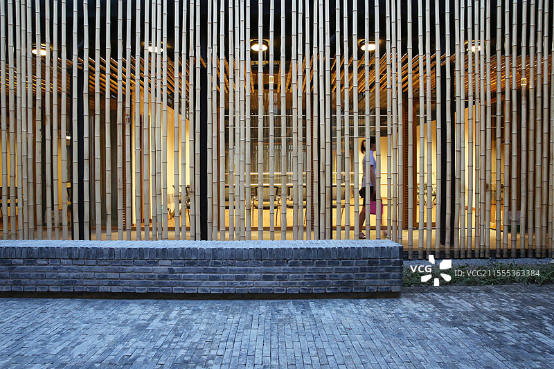 竹子景观建筑图片素材