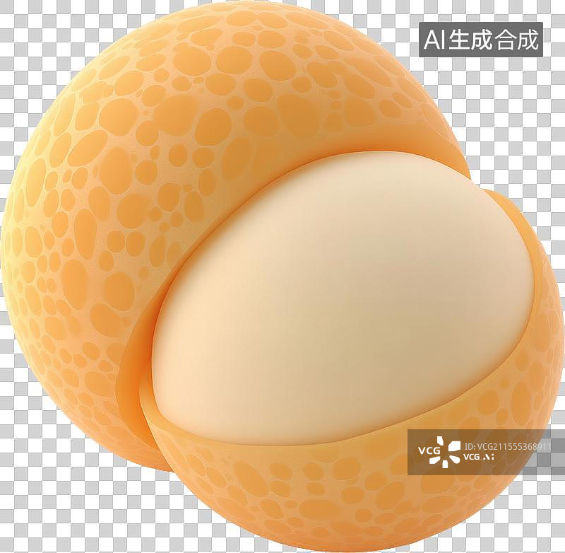 【AI数字艺术】一个剥开的龙眼图片素材