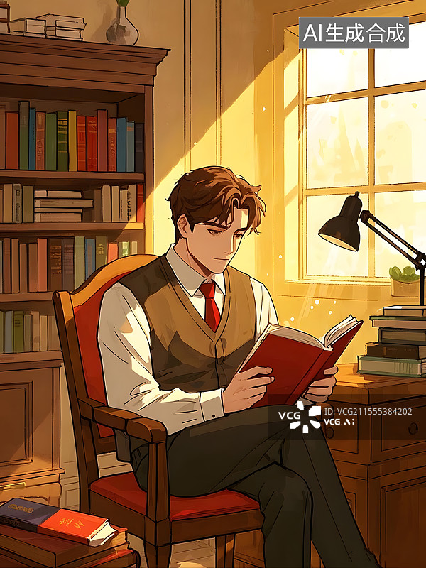 【AI数字艺术】漫画职业小说家图片素材