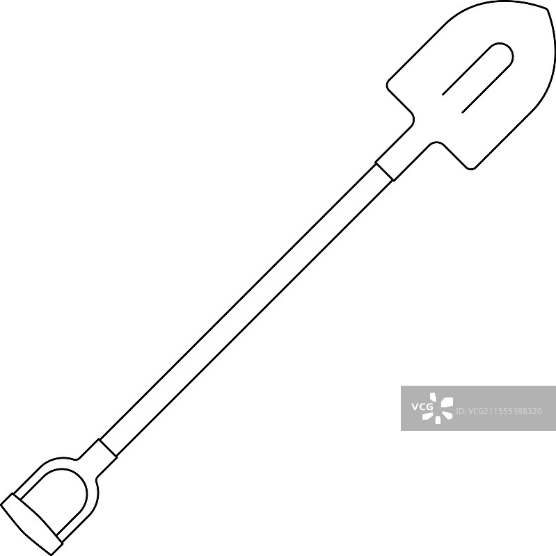 铲子的轮廓图片素材