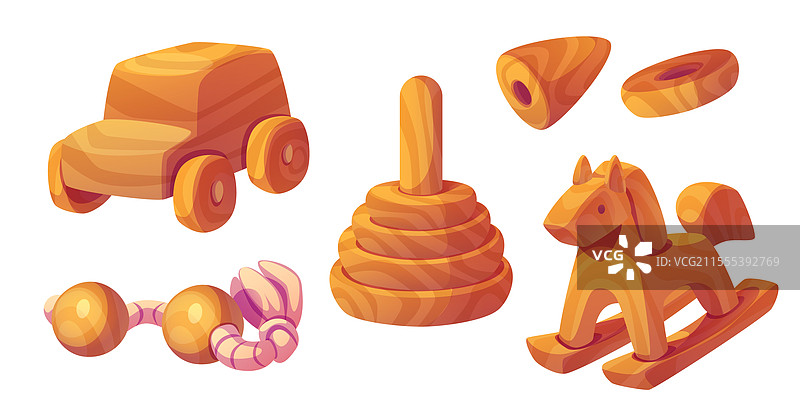 儿童发展用的木制玩具图片素材