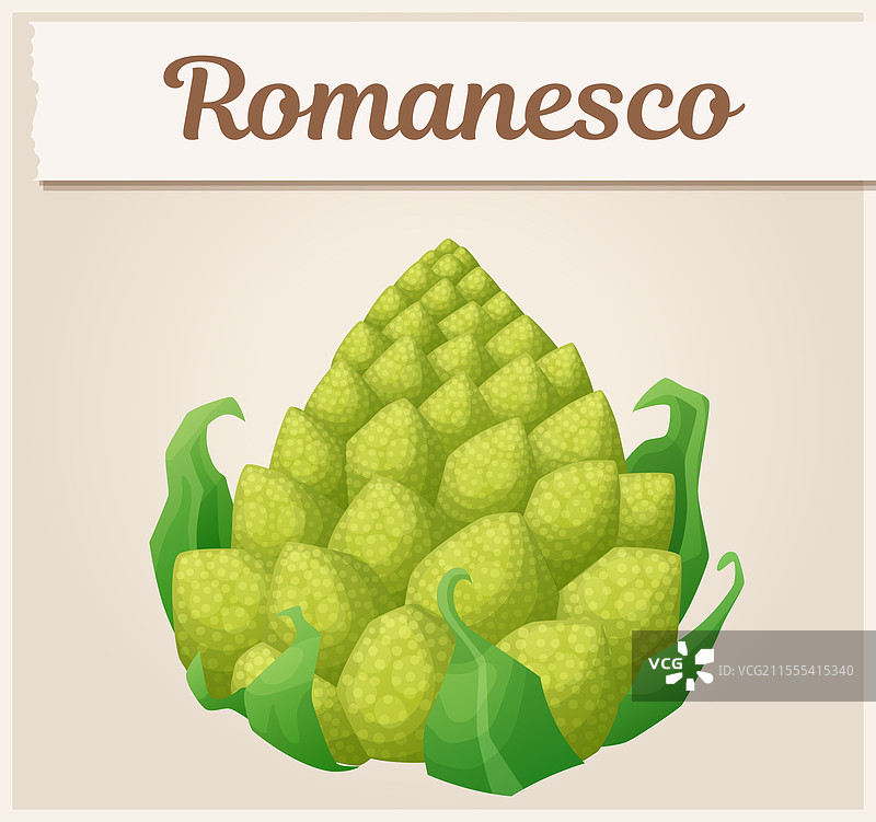 罗马花椰菜图标绿色蔬菜图片素材