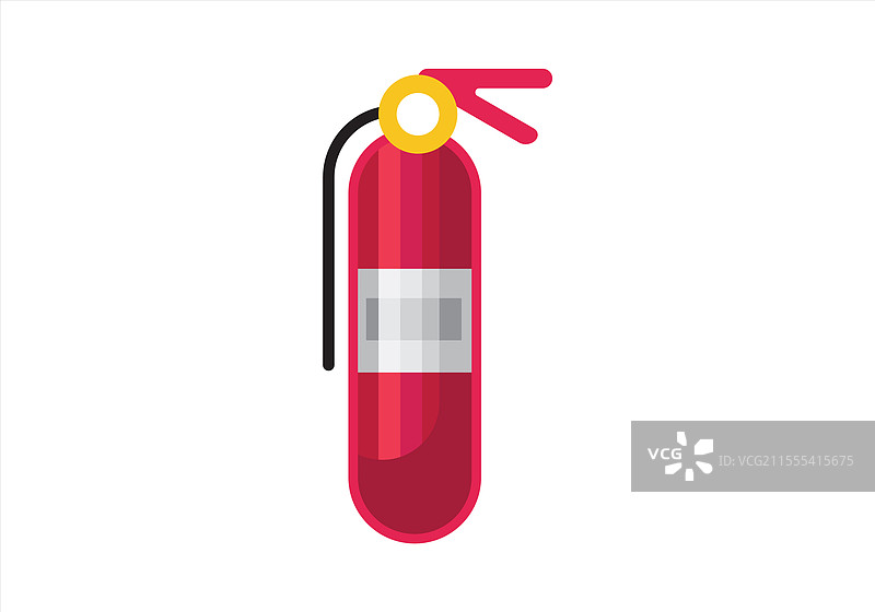 扁平设计灭火器艺术紧急消防图片素材