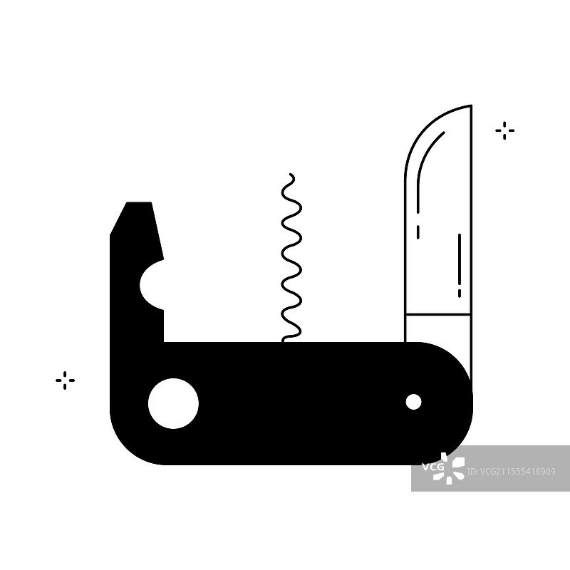 瑞士军刀多功能工具图标设计图片素材