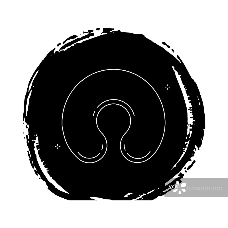 轻便旅行枕头图标设计图片素材