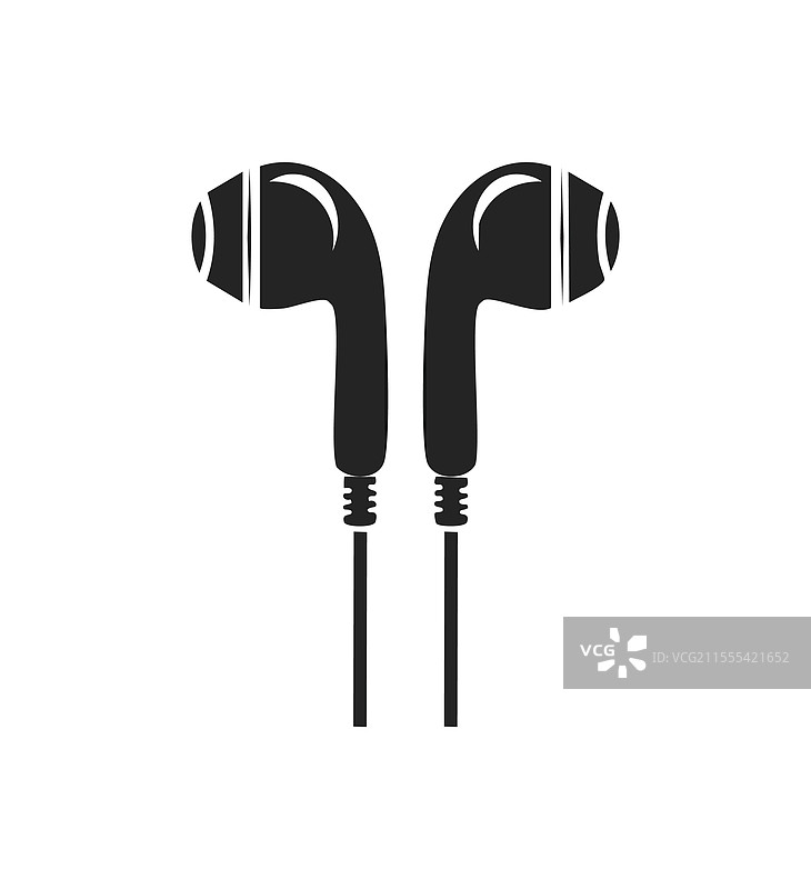简单的AI耳塞图片素材