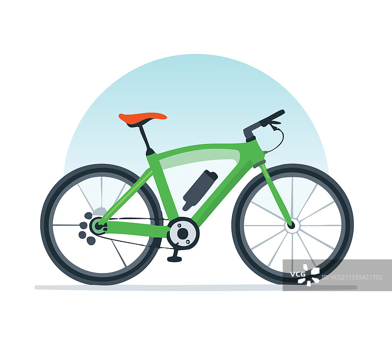 一款简单的人工智能电动自行车图片素材