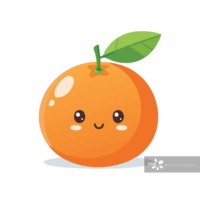 可爱的橘子水果图片素材