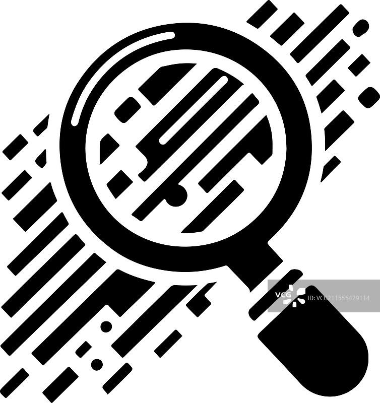 好奇的搜索剪影设计图片素材