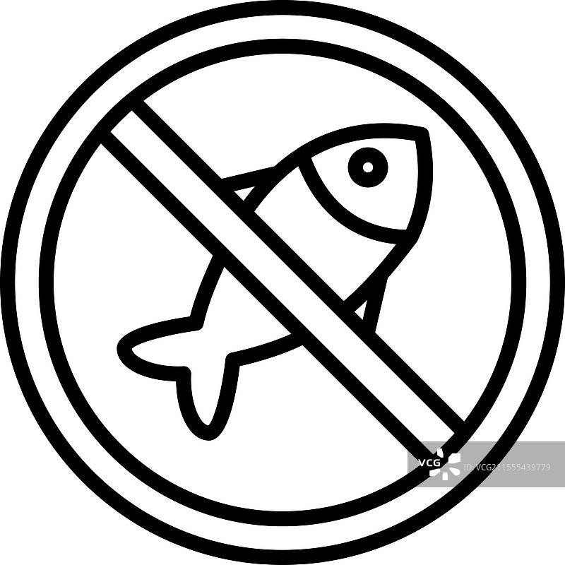 禁止钓鱼线图标设计图片素材