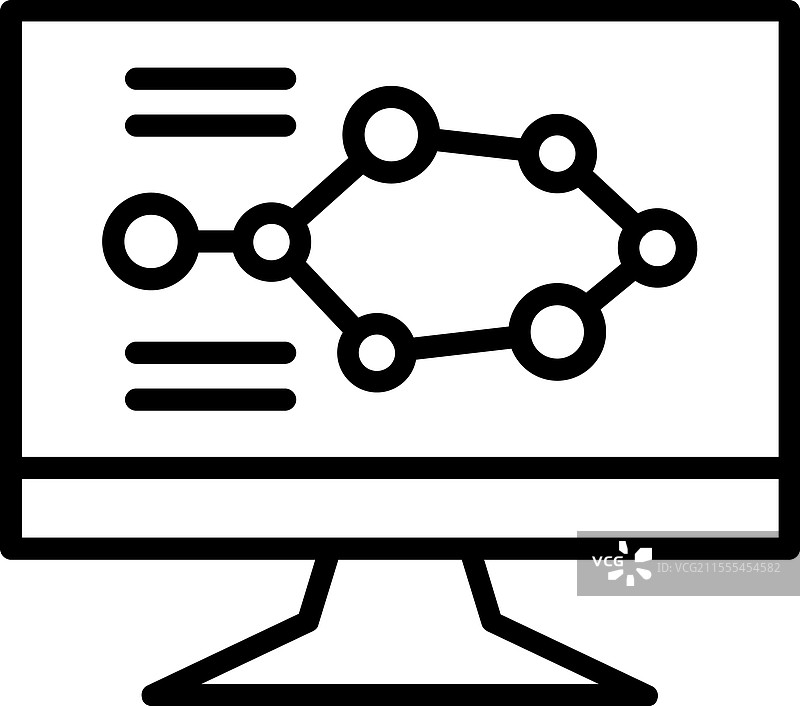 生物信息学线条图标设计图片素材