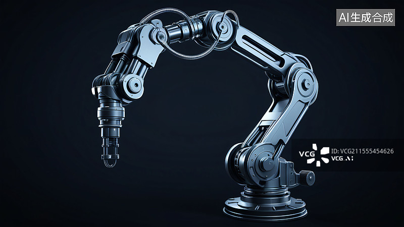 【AI数字艺术】机械臂图片素材