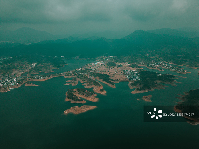 龙川湾航拍图片素材