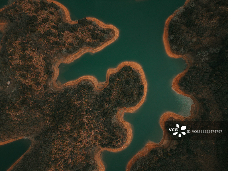 龙川湾航拍图片素材