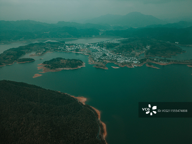 龙川湾航拍图片素材