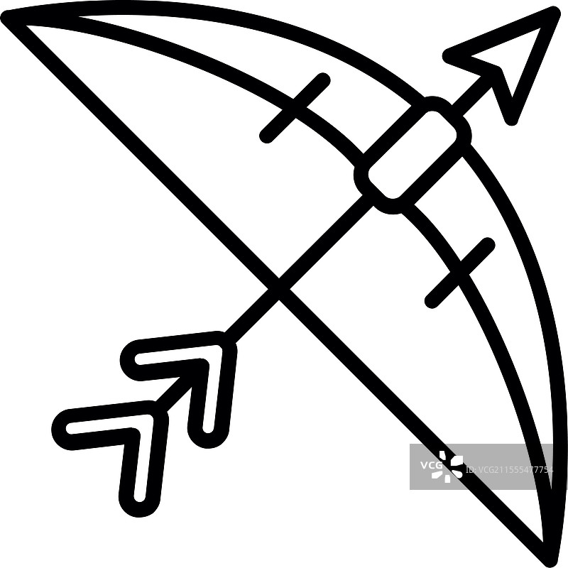 阿耳忒弥斯线条图标设计图片素材