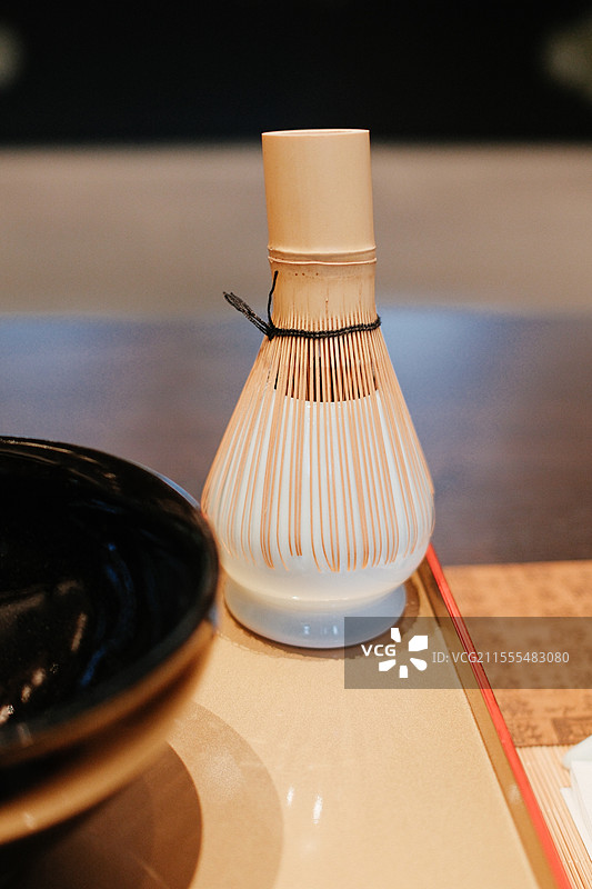中国点茶、抹茶技艺、宋代茶艺、杭州径山茶艺：筅（击拂工具）‌图片素材