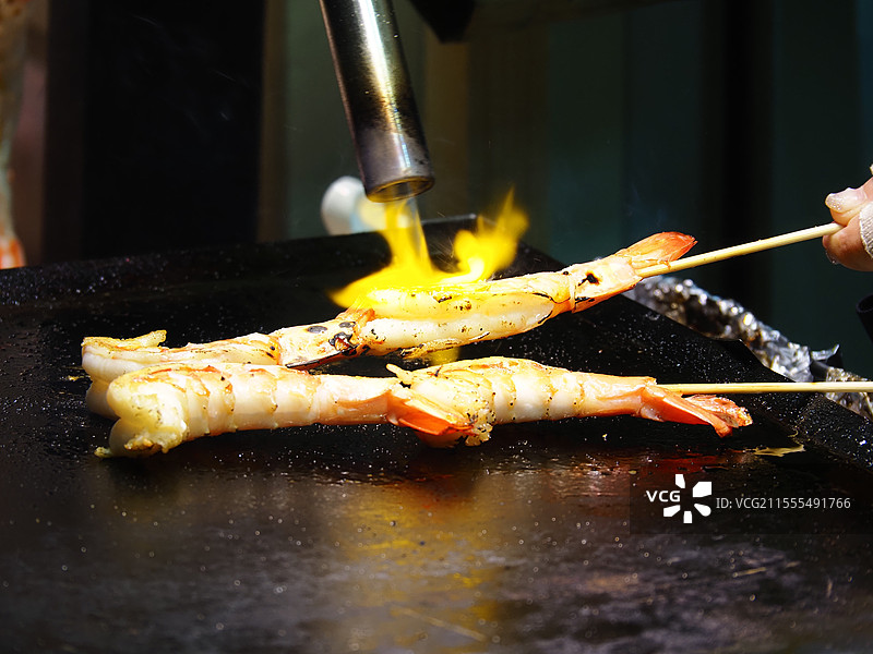 火炙虾仁图片素材